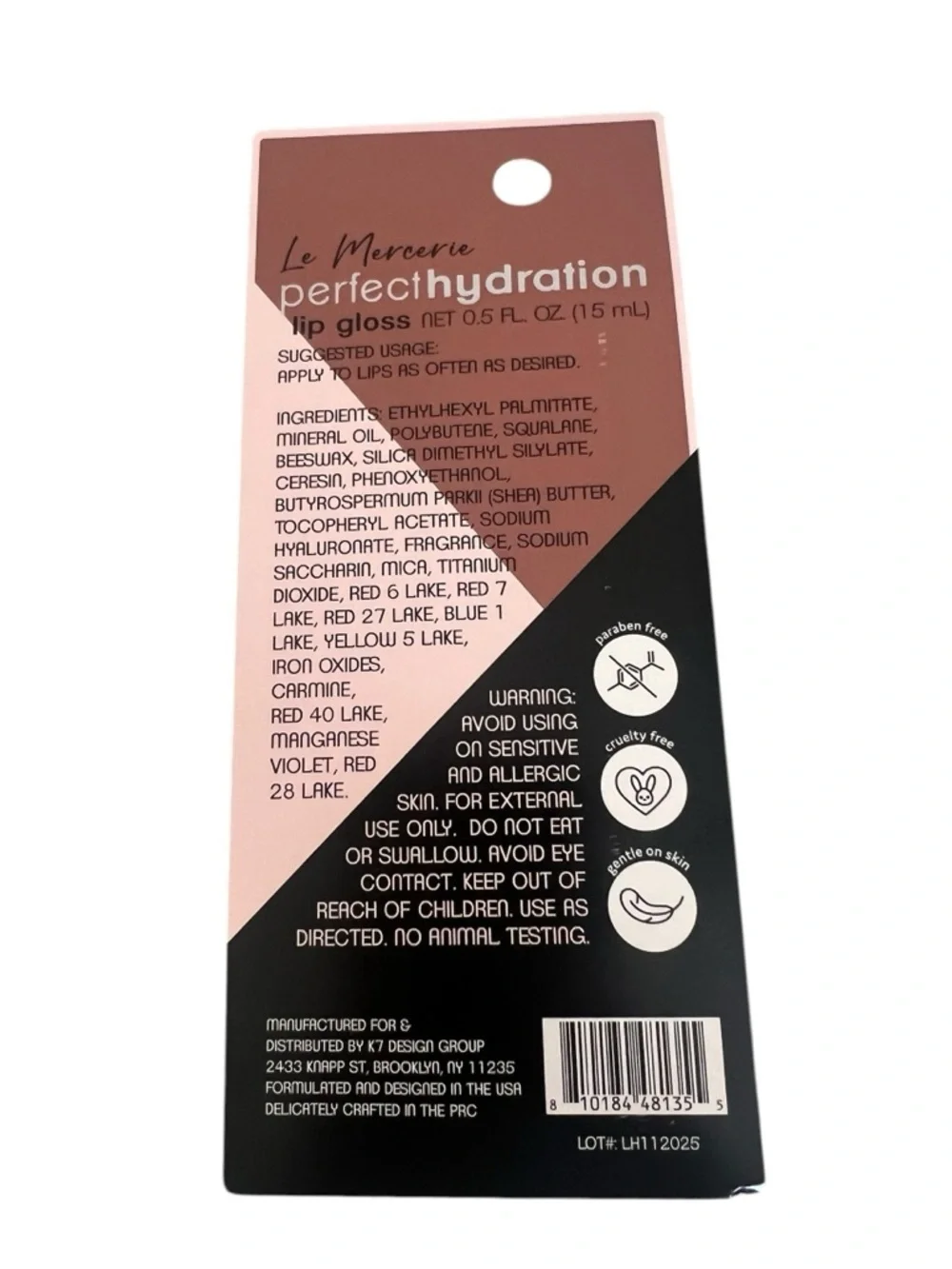 Le Mercerie Perfect Hydration Lip Gloss